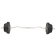 vidaXL 66.1lbs Barbell and Dumbbell Set in Black