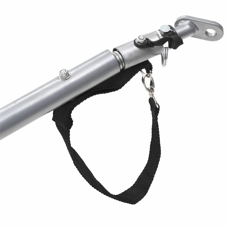 vidaXL 143.3 lb Bike Trailer in Black and Yellow