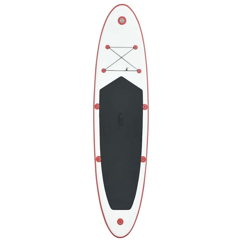 vidaXL Inflatable Stand Up Paddle Board Set in Red and White