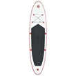 vidaXL Inflatable Stand Up Paddle Board Set in Red and White