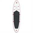vidaXL Inflatable Stand Up Paddle Board Set in Red and White