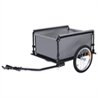 vidaXL 143.3 lbs Bike Trailer in Orange and Gray