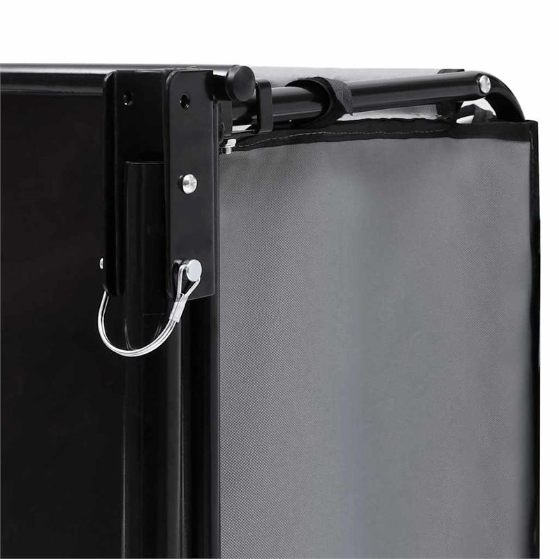 vidaXL 143.3 lbs Bike Trailer in Orange and Gray