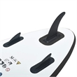 vidaXL Inflatable Stand Up Paddleboard Set in Black and White