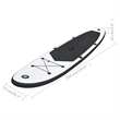vidaXL Inflatable Stand Up Paddleboard Set in Black and White