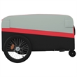 vidaXL 99.2 lb Iron Bike Trailer in Black and Red