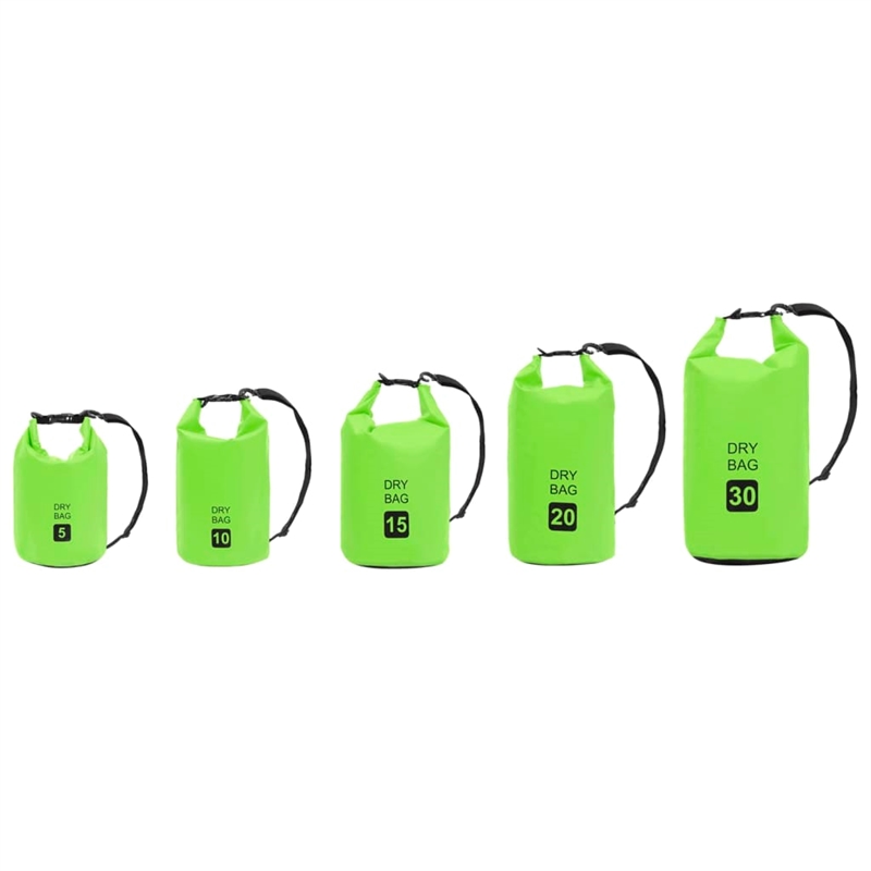 vidaXL 7.9 gal PVC Dry Bag in Green