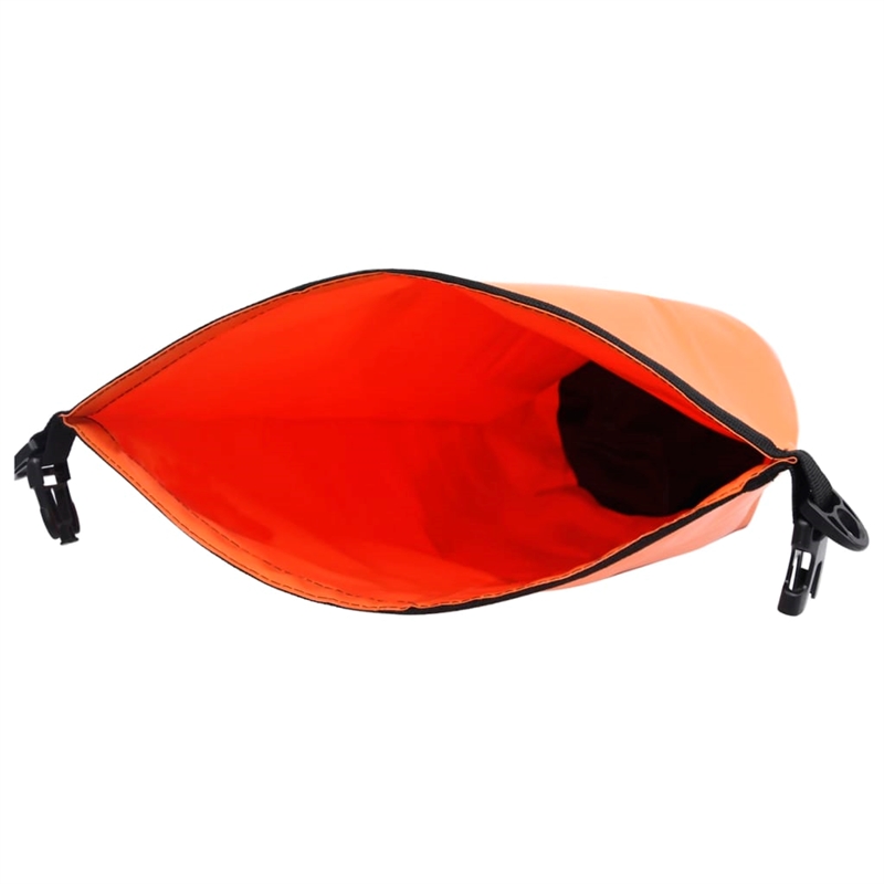 vidaXL 7.9 gal PVC Dry Bag with Zipper in Orange