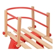 vidaXL Plywood Backrest for Sledge in Red
