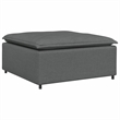 vidaXL Modular Oversized Sofa in Dark Gray Fabric