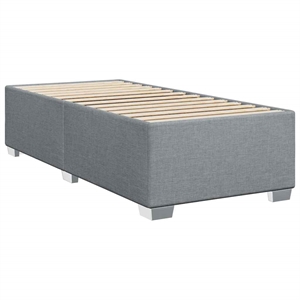 vidaXL Engineered Wood Twin Bed Frame in Light Grey