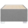 vidaXL Engineered Wood Twin Bed Frame in Light Grey
