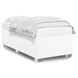 vidaXL Twin XL Faux leather Bed Frame in White