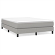 vidaXL Queen Engineered Wood Bed Frame in Light Grey