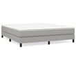 vidaXL King Bed Frame without Mattress in Light Gray
