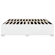 vidaXL King Size Faux Leather Bed Frame in White