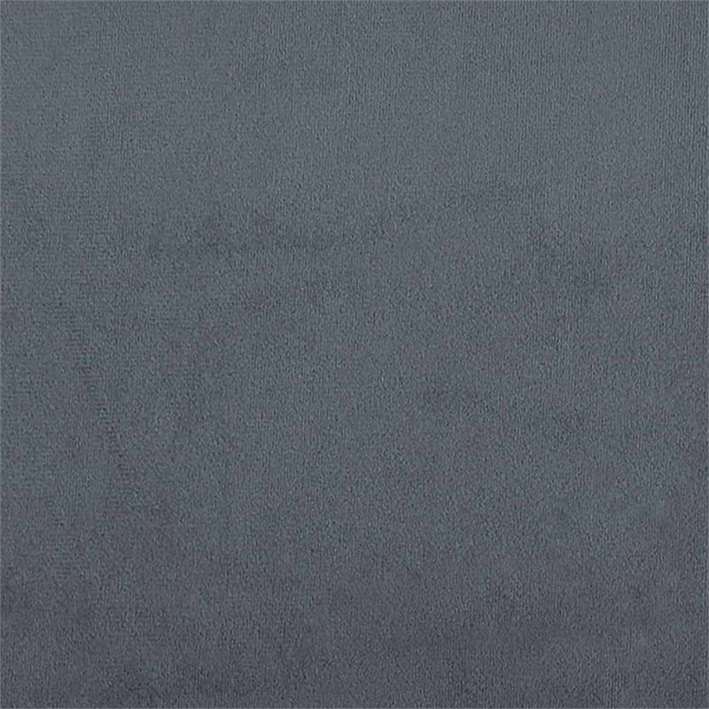 vidaXL Engineered Wood Twin XL Bed Frame in Dark Gray