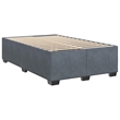 vidaXL Velvet Full Bed Frame in Dark Gray