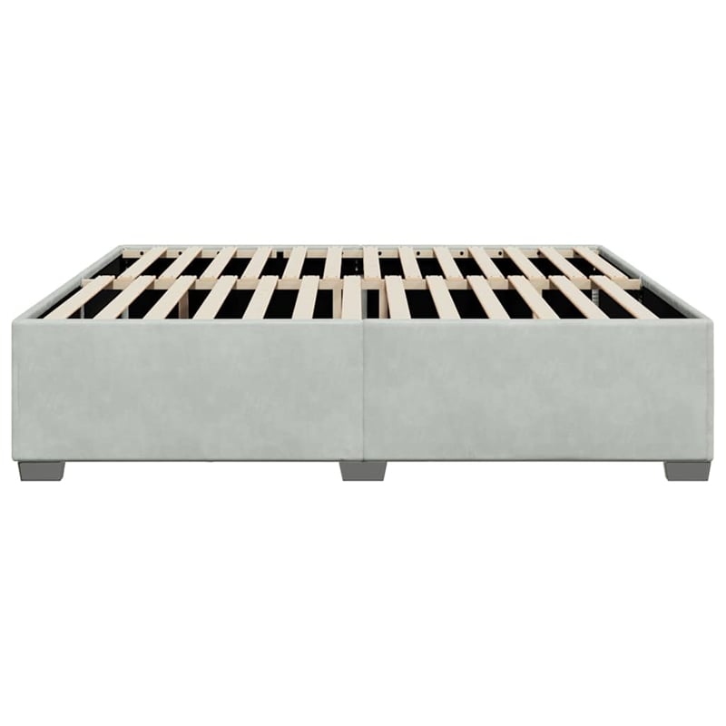 vidaXL California King Bed Frame in Light Gray