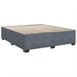 vidaXL Engineered Wood California King Bed Frame in Dark Gray
