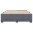 vidaXL Engineered Wood California King Bed Frame in Dark Gray