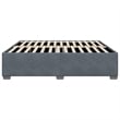 vidaXL Engineered Wood California King Bed Frame in Dark Gray