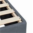 vidaXL Engineered Wood California King Bed Frame in Dark Gray