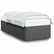 vidaXL Engineered Wood Twin XL Bed Frame in Dark Gray