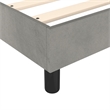 vidaXL King Engineered Wood Bed Frame in Light Grey