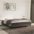 vidaXL Velvet King Bed Frame in Dark grey