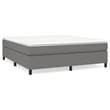 vidaXL Engineered Wood California King Bed Frame in Dark Gray