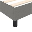 vidaXL Engineered Wood California King Bed Frame in Dark Gray