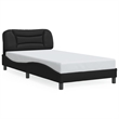 vidaXL Faux leather Twin Bed Frame in Black
