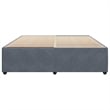 vidaXL Engineered Wood California King Bed Frame in Dark Gray