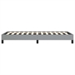 vidaXL Engineered Wood Twin Bed Frame in Light Grey