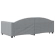 vidaXL Daybed With Trundle in Light Grey