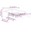 vidaXL Daybed With Trundle in Light Grey