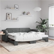 vidaXL Daybed With Trundle in Dark Gray