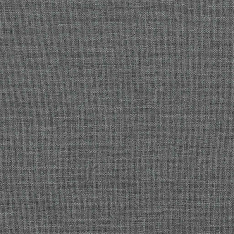 vidaXL Polyester Upholstery Full Bed Frame Dark Grey