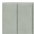 vidaXL Twin XL Engineered Wood Bed Frame in Light Gray
