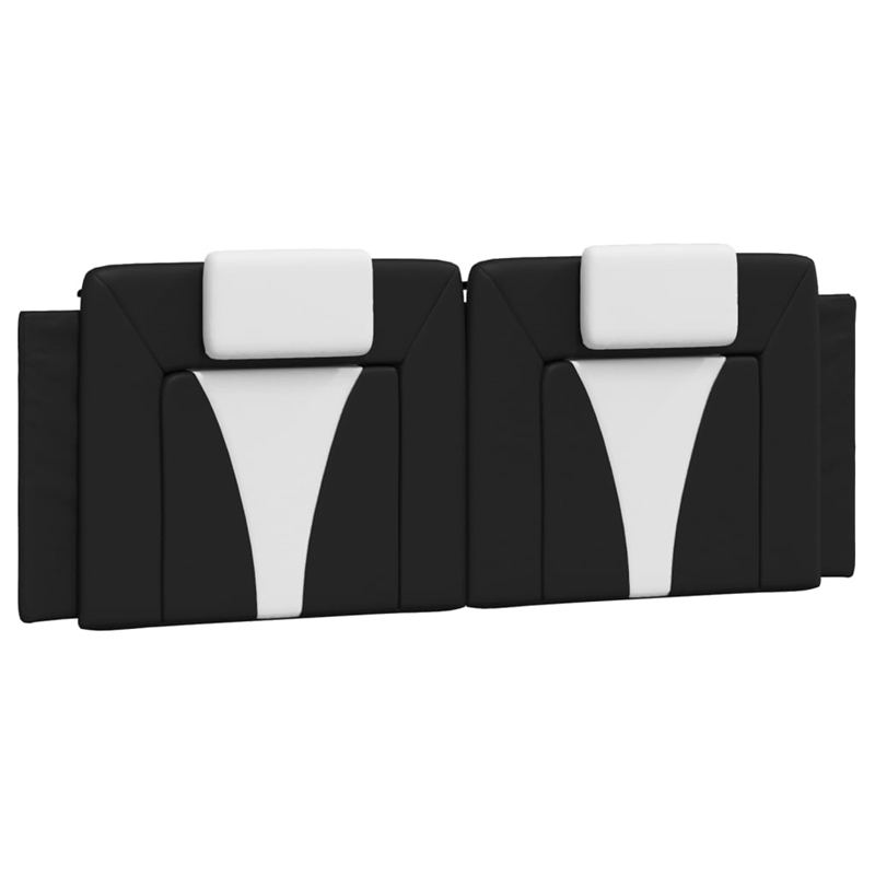 vidaXL Rectangular Full Bed Frame in Black and White