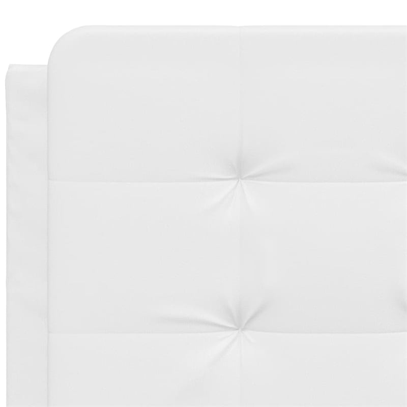 vidaXL Rectangular Full Bed Frame in White