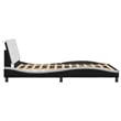 vidaXL Full Bed Frame in Black and White