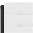 vidaXL Full Bed Frame in Black and White