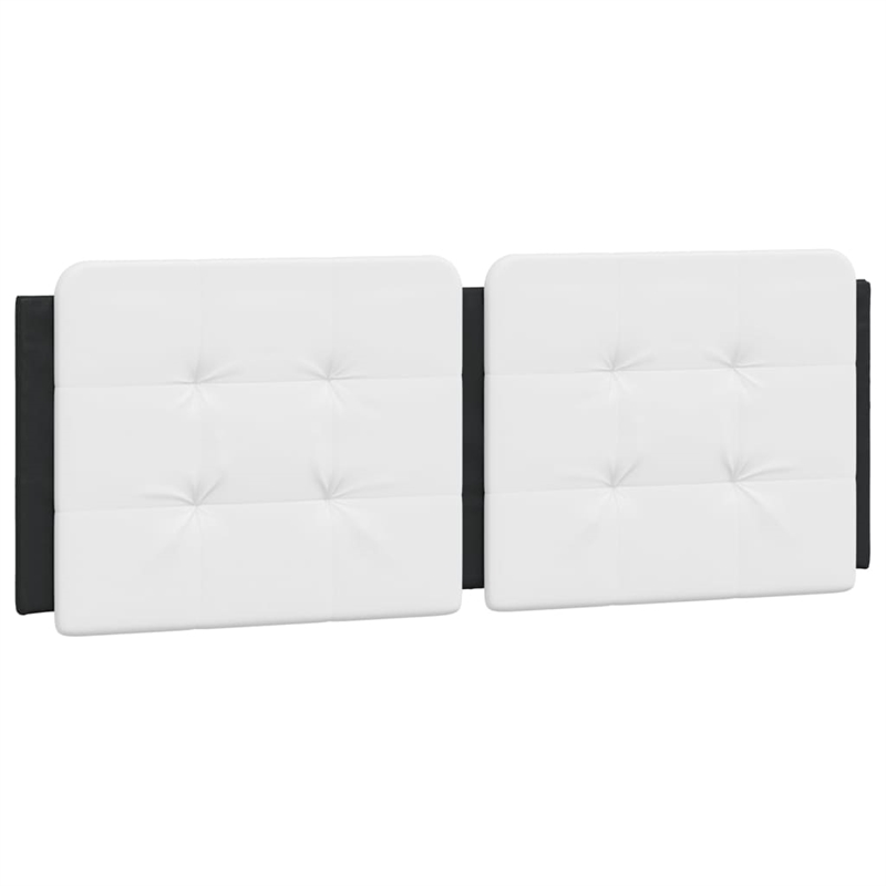 vidaXL Full/Double Faux Leather Plywood Bed Frame in Black