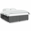 vidaXL Modren King Bed Frame in Dark Gray