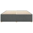 vidaXL Engineered Wood California King Bed Frame in Dark Gray