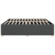 vidaXL Engineered Wood California King Bed Frame in Dark Gray
