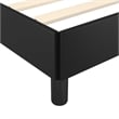 vidaXL Engineered wood Twin XL Bed Frame in Black
