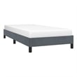 vidaXL Engineered Wood Twin XL Bed Frame in Dark Gray
